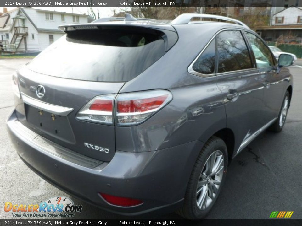2014 Lexus RX 350 AWD Nebula Gray Pearl / Lt. Gray Photo #4