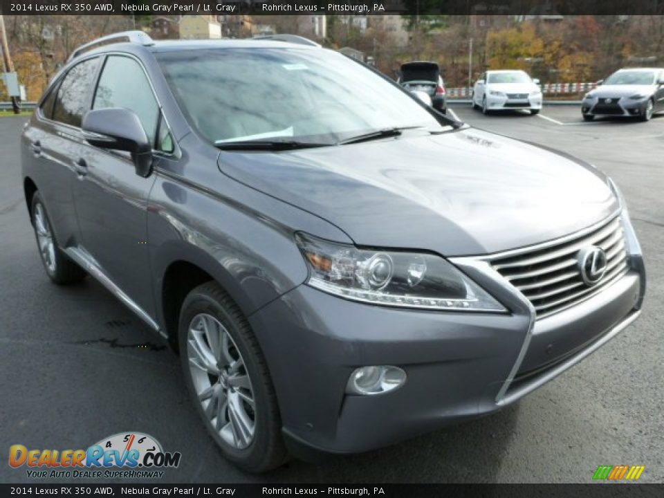 2014 Lexus RX 350 AWD Nebula Gray Pearl / Lt. Gray Photo #5