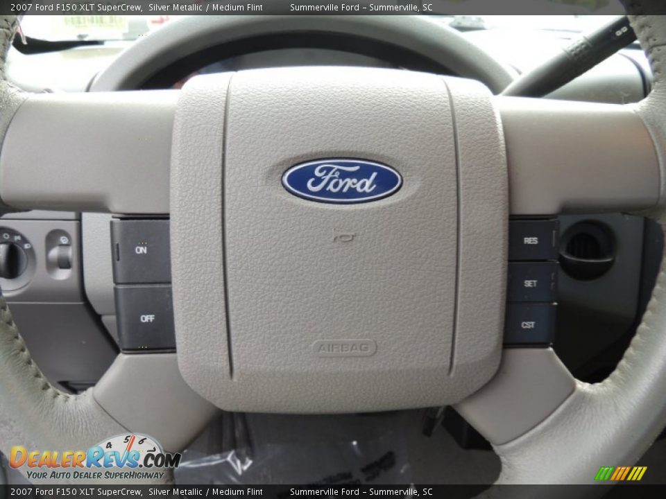 2007 Ford F150 XLT SuperCrew Silver Metallic / Medium Flint Photo #21