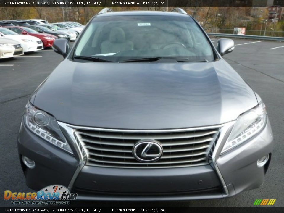 2014 Lexus RX 350 AWD Nebula Gray Pearl / Lt. Gray Photo #6