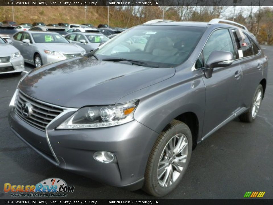 2014 Lexus RX 350 AWD Nebula Gray Pearl / Lt. Gray Photo #7