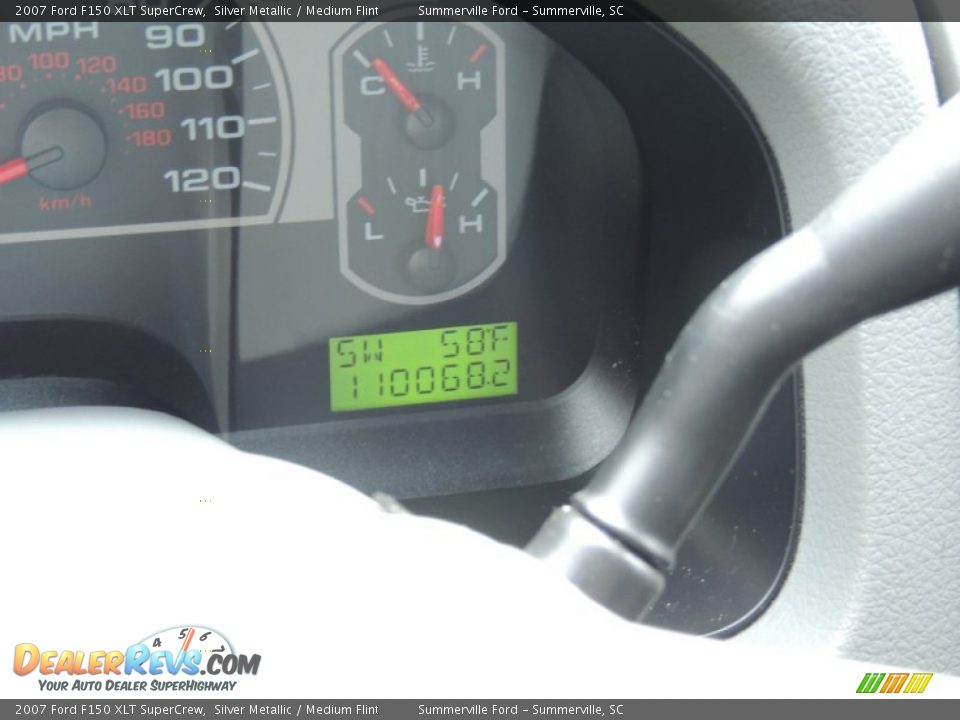 2007 Ford F150 XLT SuperCrew Silver Metallic / Medium Flint Photo #23