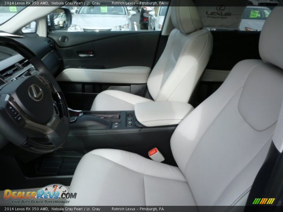 2014 Lexus RX 350 AWD Nebula Gray Pearl / Lt. Gray Photo #9