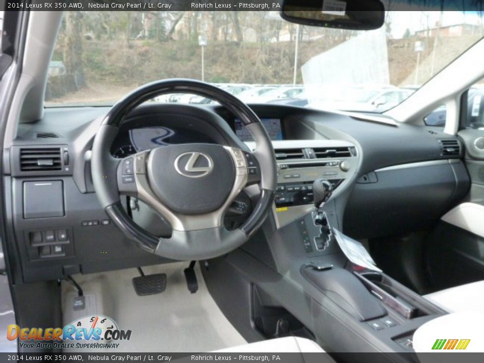 2014 Lexus RX 350 AWD Nebula Gray Pearl / Lt. Gray Photo #11