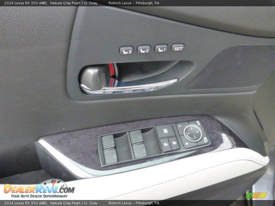 2014 Lexus RX 350 AWD Nebula Gray Pearl / Lt. Gray Photo #12