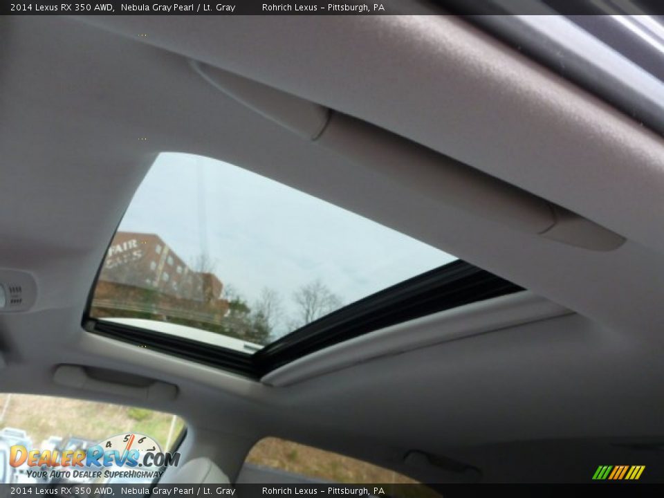 2014 Lexus RX 350 AWD Nebula Gray Pearl / Lt. Gray Photo #13