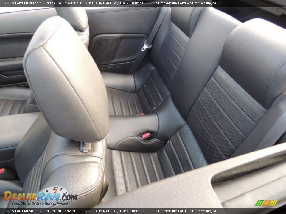 2008 Ford Mustang GT Premium Convertible Vista Blue Metallic / Dark Charcoal Photo #5