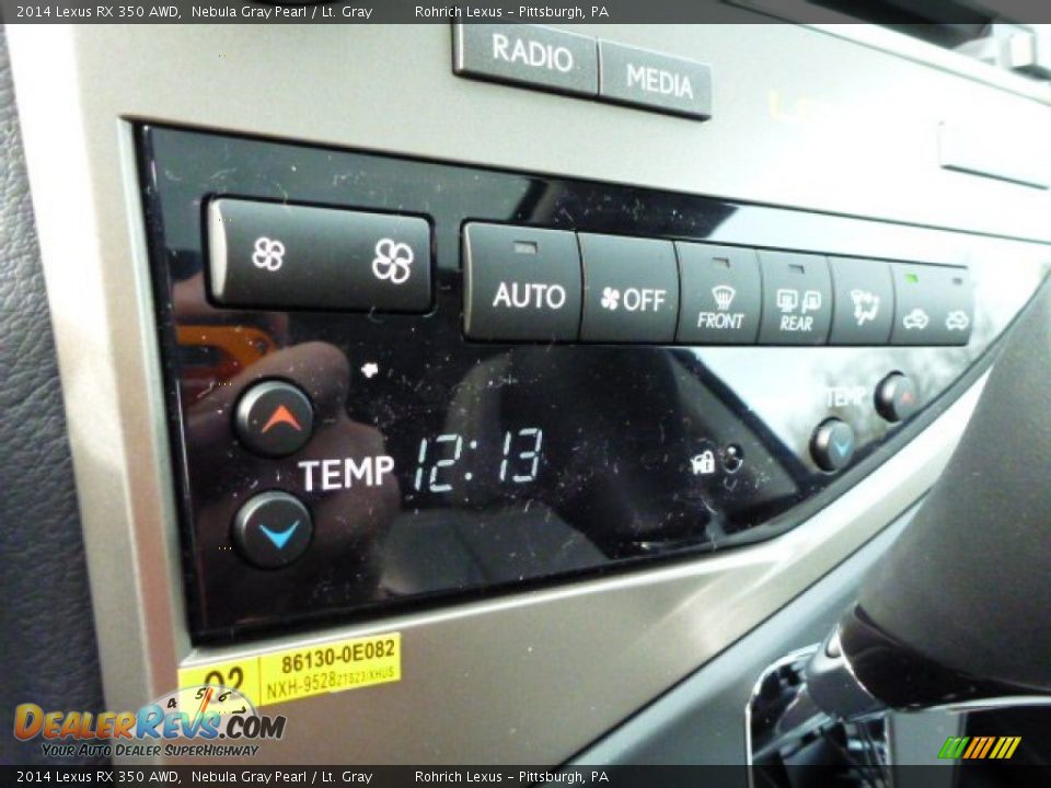 2014 Lexus RX 350 AWD Nebula Gray Pearl / Lt. Gray Photo #19