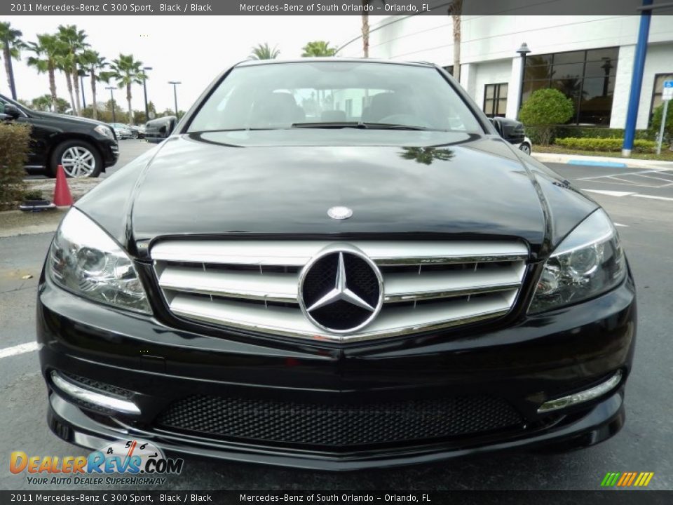 2011 Mercedes-Benz C 300 Sport Black / Black Photo #2