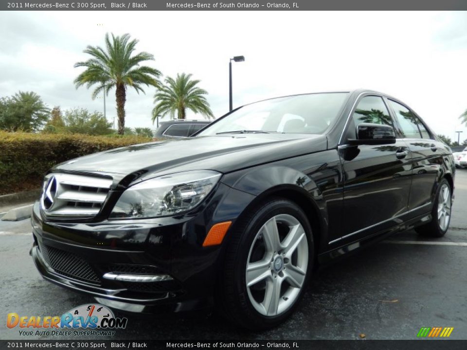 2011 Mercedes-Benz C 300 Sport Black / Black Photo #3