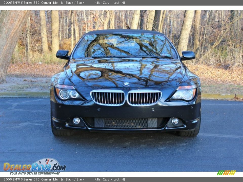 2006 BMW 6 Series 650i Convertible Jet Black / Black Photo #2