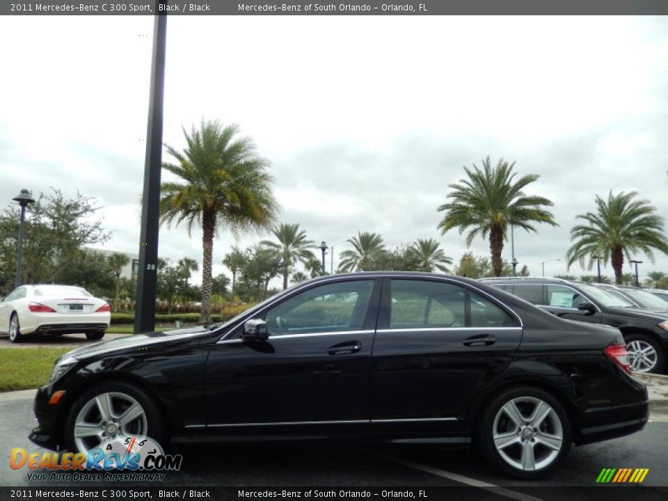 2011 Mercedes-Benz C 300 Sport Black / Black Photo #4