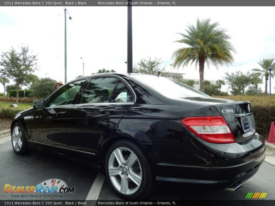 2011 Mercedes-Benz C 300 Sport Black / Black Photo #5