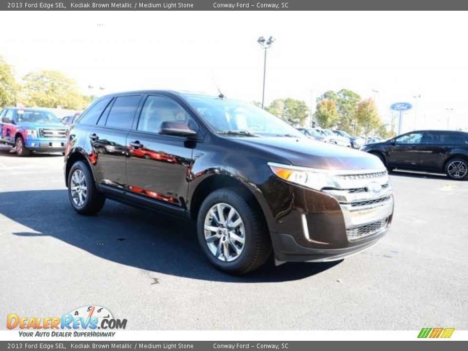 2013 Ford Edge SEL Kodiak Brown Metallic / Medium Light Stone Photo #3