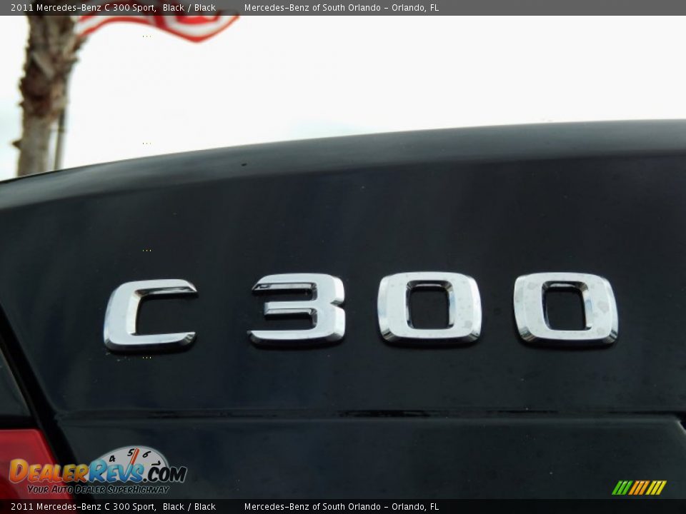 2011 Mercedes-Benz C 300 Sport Black / Black Photo #9