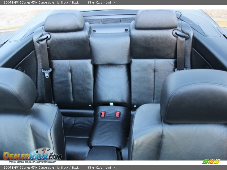 2006 BMW 6 Series 650i Convertible Jet Black / Black Photo #8