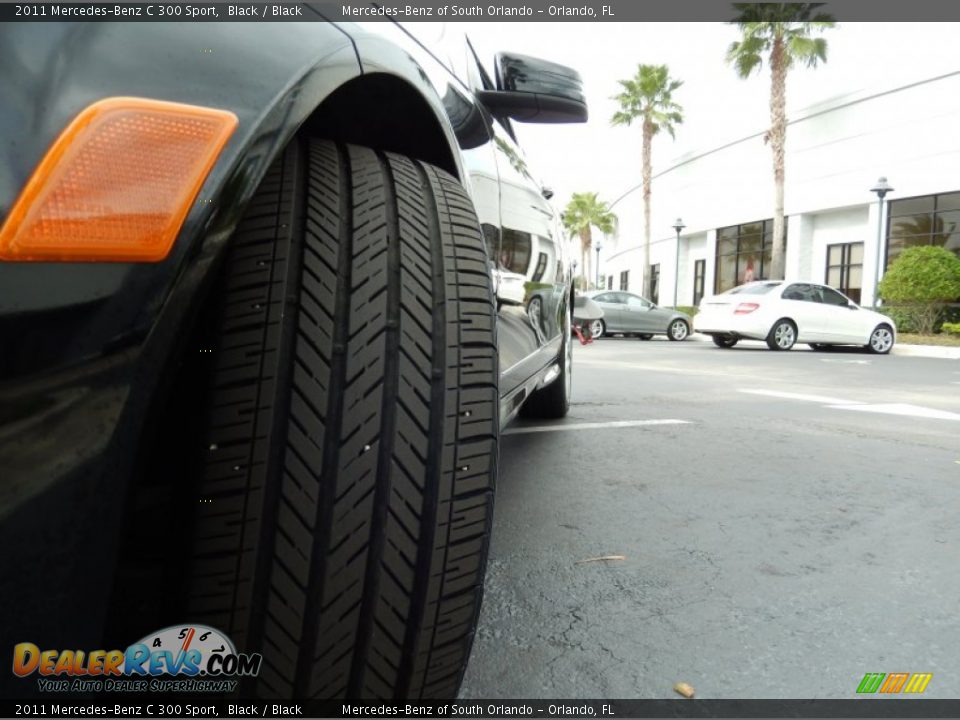 2011 Mercedes-Benz C 300 Sport Black / Black Photo #11