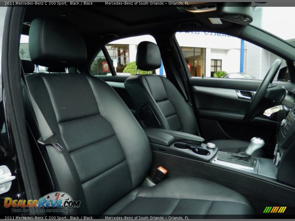 2011 Mercedes-Benz C 300 Sport Black / Black Photo #18
