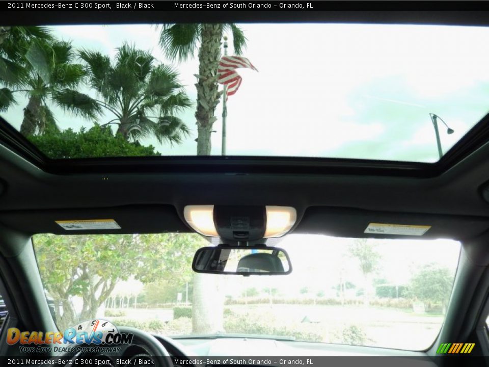 2011 Mercedes-Benz C 300 Sport Black / Black Photo #19