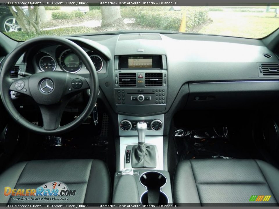 2011 Mercedes-Benz C 300 Sport Black / Black Photo #20