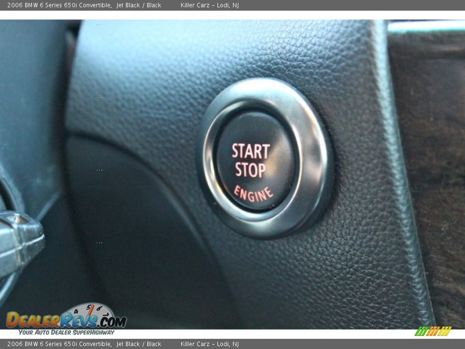 2006 BMW 6 Series 650i Convertible Jet Black / Black Photo #20