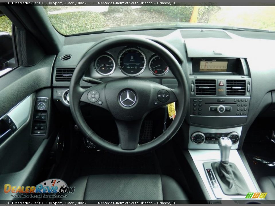 2011 Mercedes-Benz C 300 Sport Black / Black Photo #21