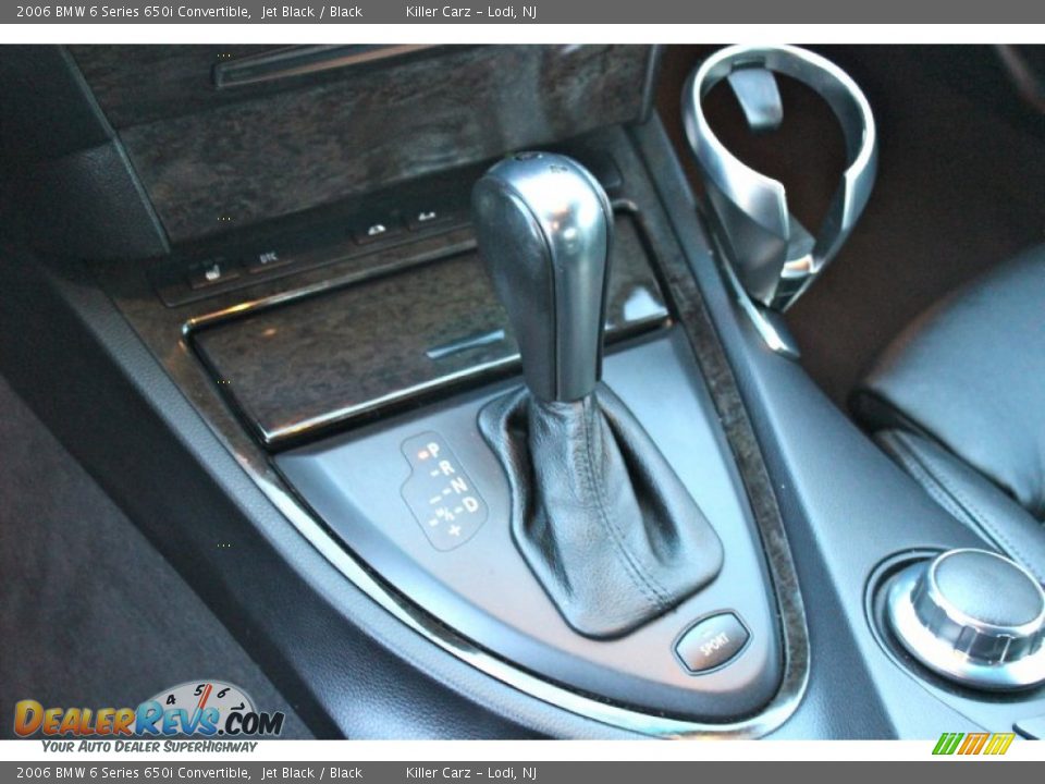 2006 BMW 6 Series 650i Convertible Jet Black / Black Photo #21