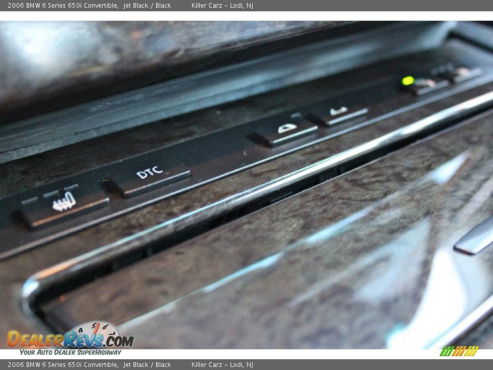 2006 BMW 6 Series 650i Convertible Jet Black / Black Photo #22