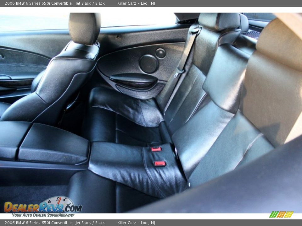 2006 BMW 6 Series 650i Convertible Jet Black / Black Photo #25