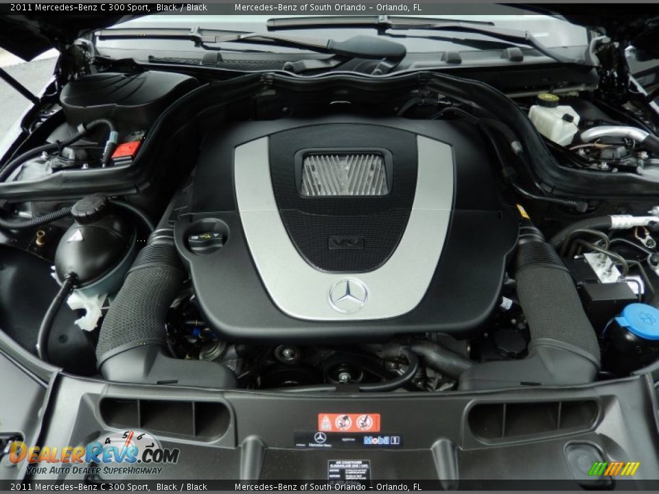 2011 Mercedes-Benz C 300 Sport Black / Black Photo #26