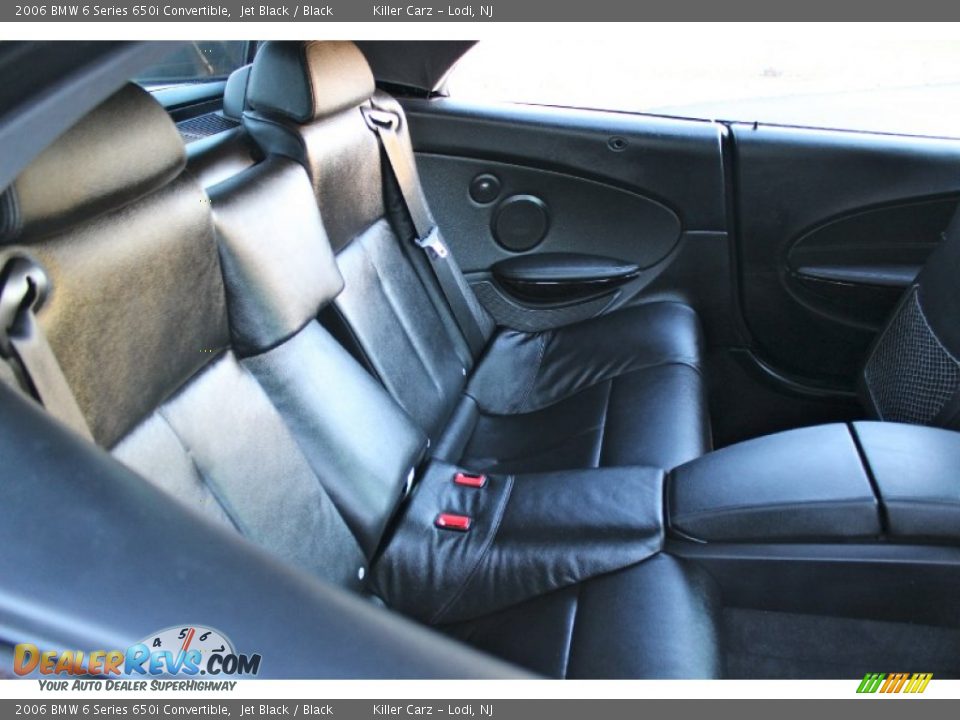 2006 BMW 6 Series 650i Convertible Jet Black / Black Photo #32