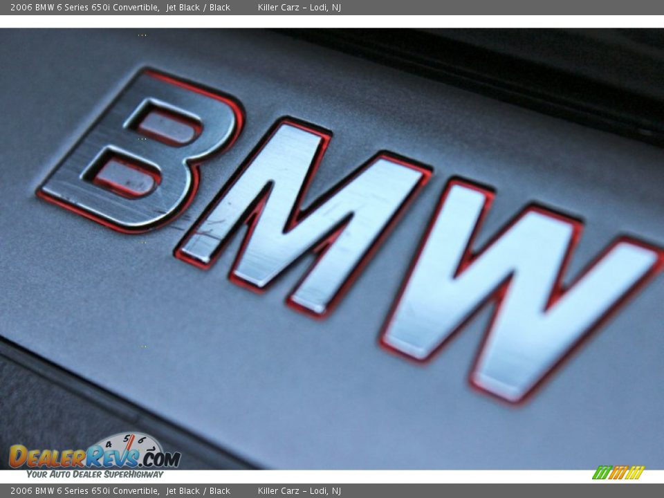 2006 BMW 6 Series 650i Convertible Jet Black / Black Photo #35