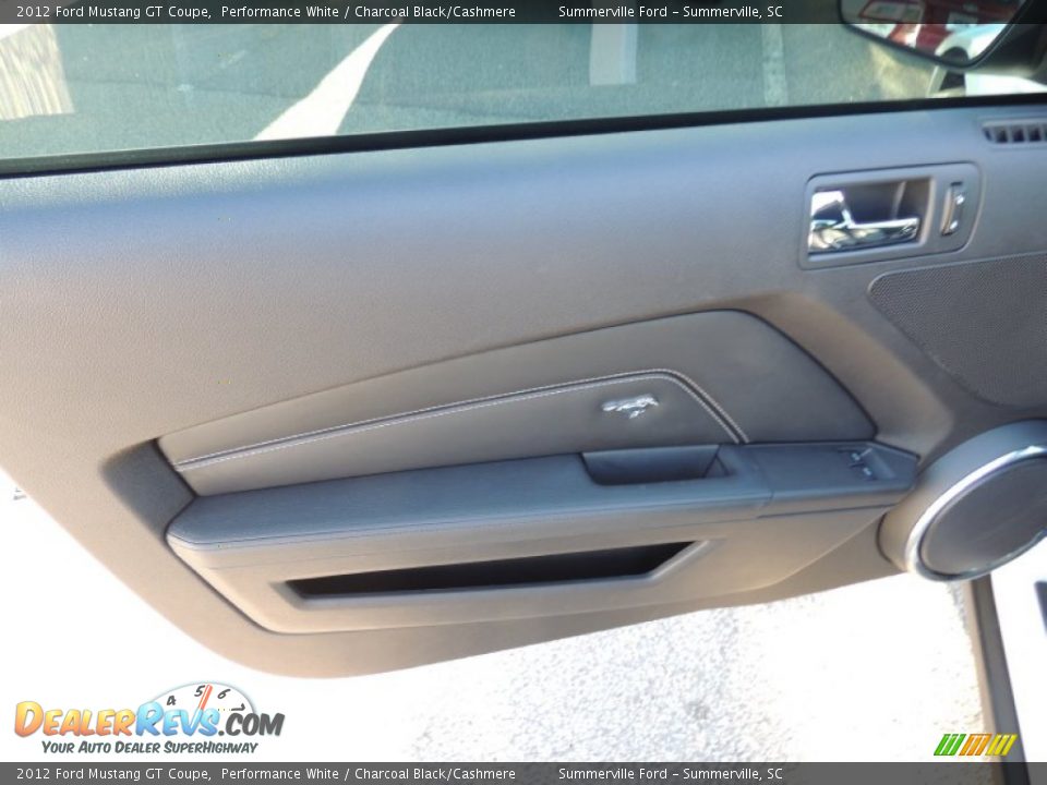 2012 Ford Mustang GT Coupe Performance White / Charcoal Black/Cashmere Photo #6