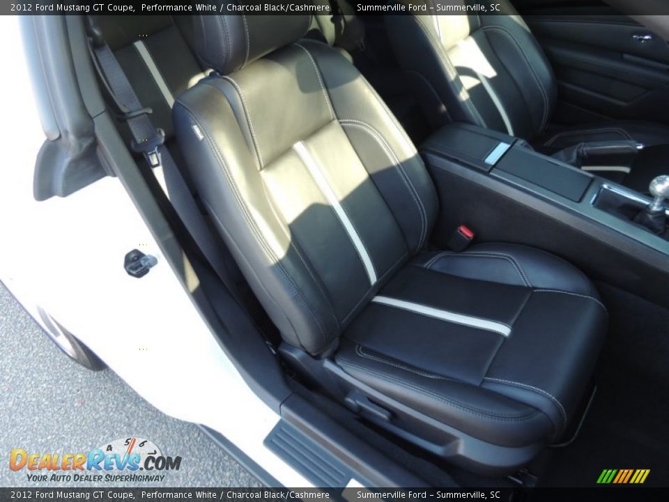 2012 Ford Mustang GT Coupe Performance White / Charcoal Black/Cashmere Photo #7