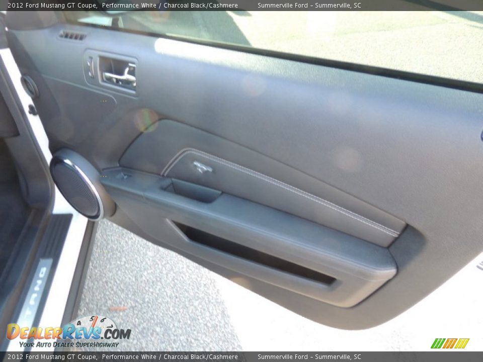 2012 Ford Mustang GT Coupe Performance White / Charcoal Black/Cashmere Photo #8