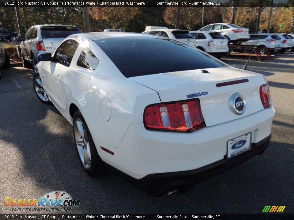 2012 Ford Mustang GT Coupe Performance White / Charcoal Black/Cashmere Photo #11