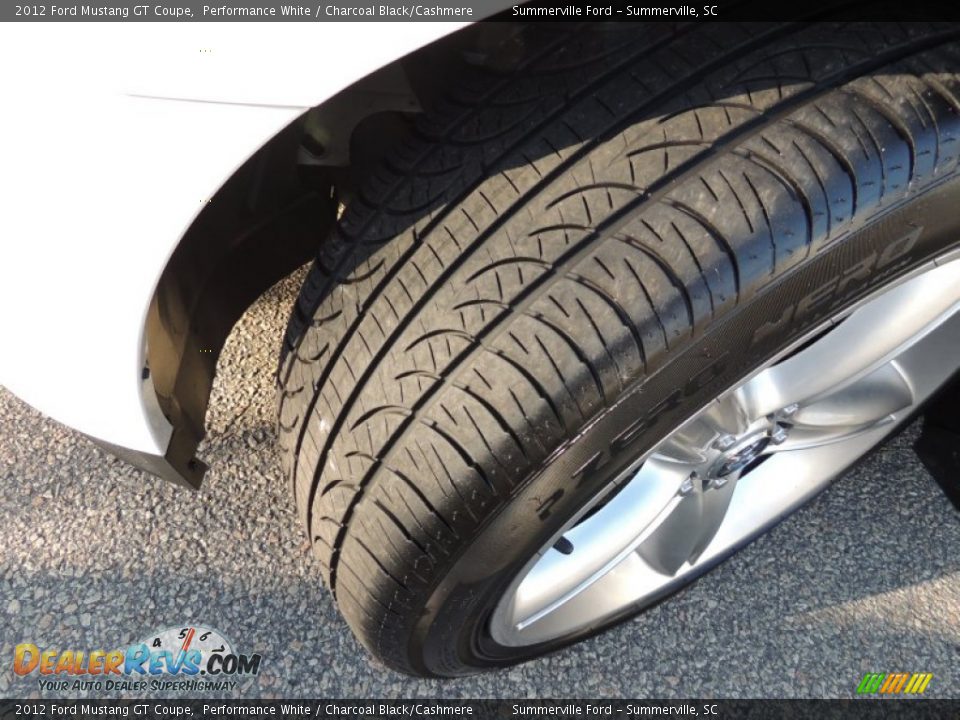 2012 Ford Mustang GT Coupe Performance White / Charcoal Black/Cashmere Photo #13