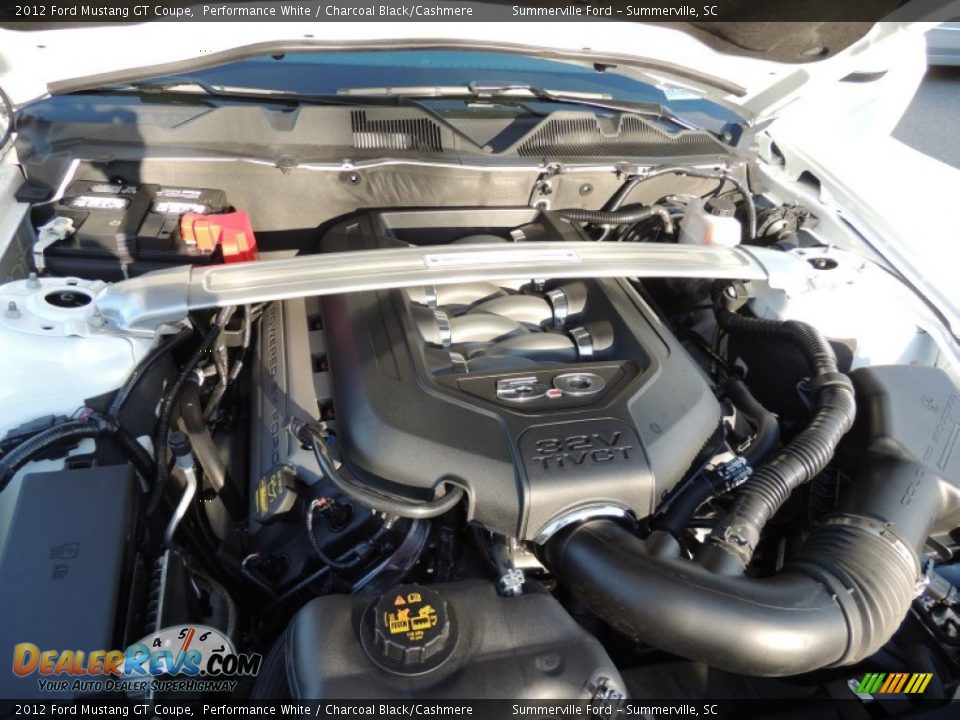 2012 Ford Mustang GT Coupe Performance White / Charcoal Black/Cashmere Photo #14