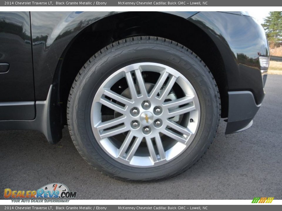 2014 Chevrolet Traverse LT Black Granite Metallic / Ebony Photo #14