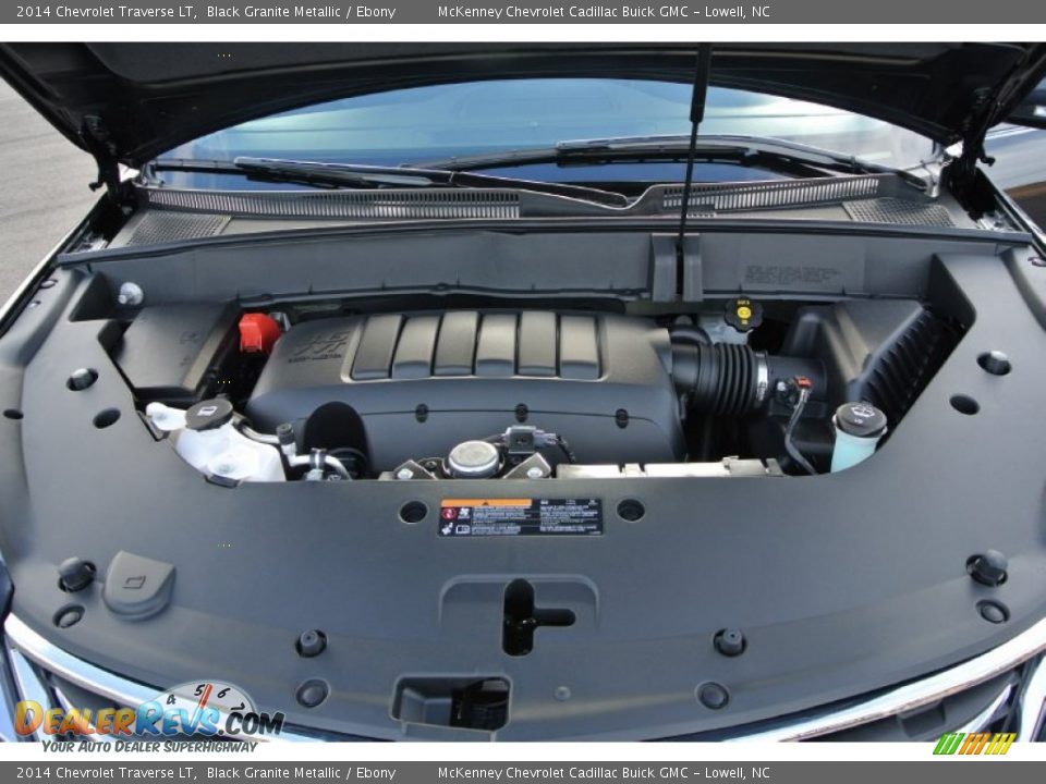 2014 Chevrolet Traverse LT Black Granite Metallic / Ebony Photo #15