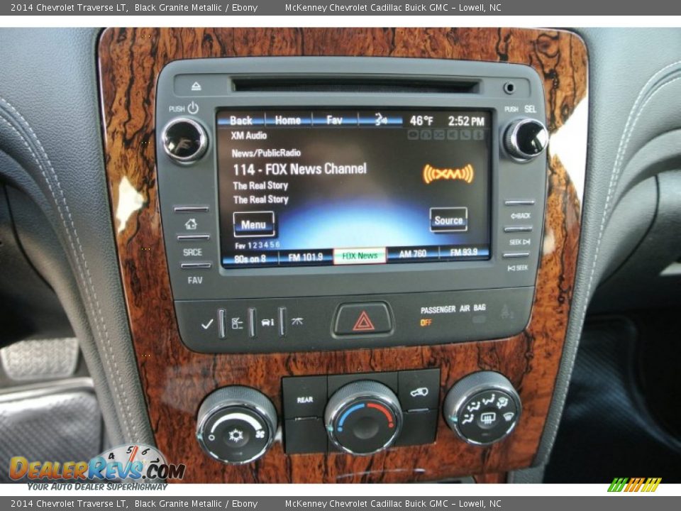 2014 Chevrolet Traverse LT Black Granite Metallic / Ebony Photo #18