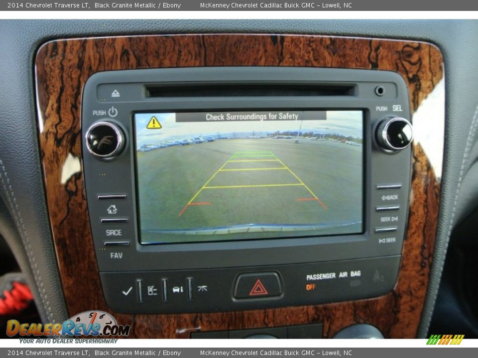 2014 Chevrolet Traverse LT Black Granite Metallic / Ebony Photo #19