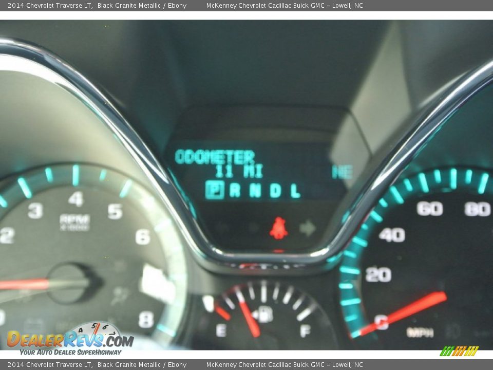 2014 Chevrolet Traverse LT Black Granite Metallic / Ebony Photo #20