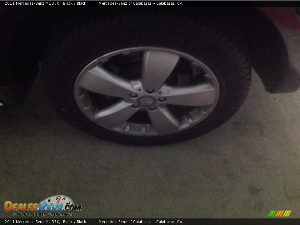 2011 Mercedes-Benz ML 350 Black / Black Photo #5