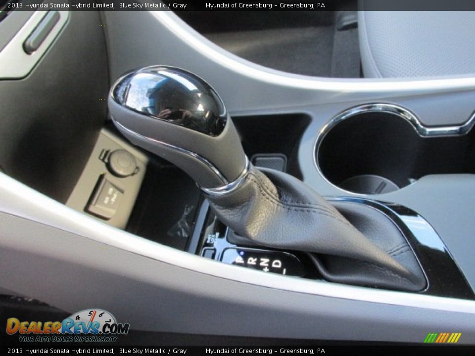 2013 Hyundai Sonata Hybrid Limited Blue Sky Metallic / Gray Photo #13