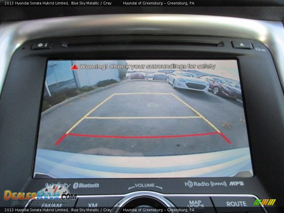 2013 Hyundai Sonata Hybrid Limited Blue Sky Metallic / Gray Photo #16