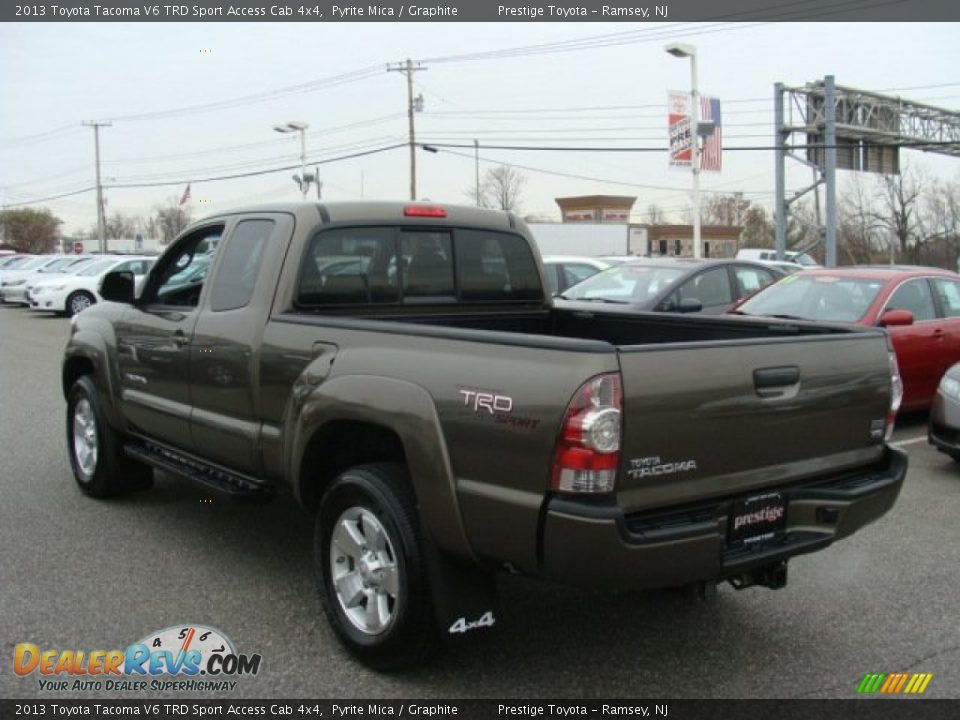 2013 Toyota Tacoma V6 TRD Sport Access Cab 4x4 Pyrite Mica / Graphite Photo #4