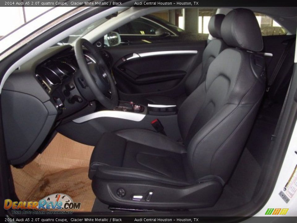 2014 Audi A5 2.0T quattro Coupe Glacier White Metallic / Black Photo #9