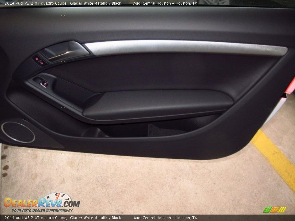 2014 Audi A5 2.0T quattro Coupe Glacier White Metallic / Black Photo #11