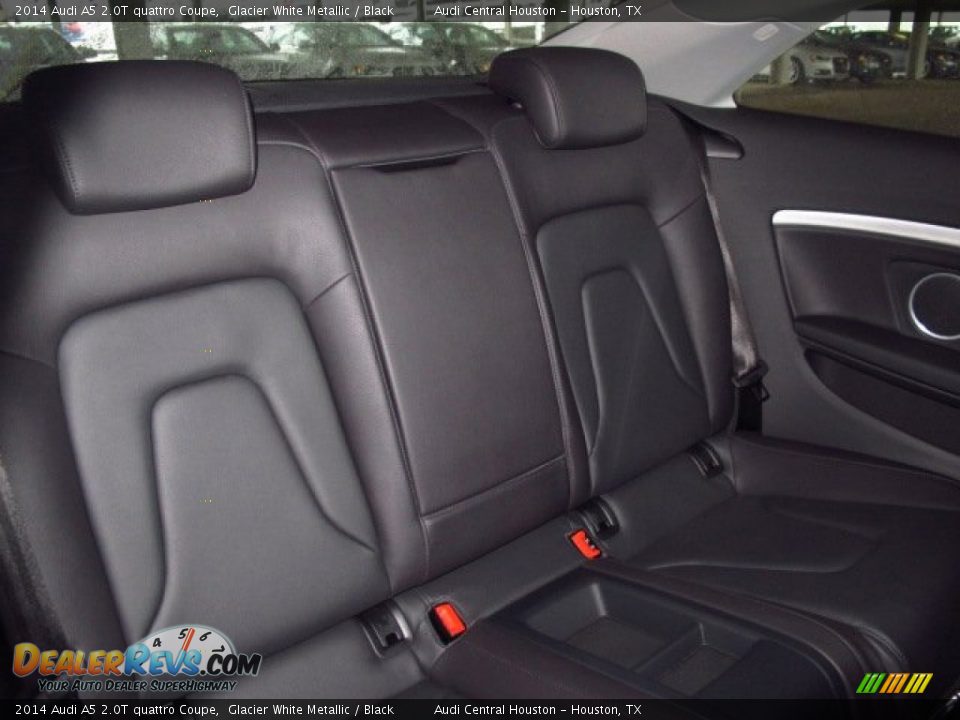 2014 Audi A5 2.0T quattro Coupe Glacier White Metallic / Black Photo #13